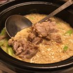 豚骨白湯は手間がかかる。”豚骨白湯鍋”。。